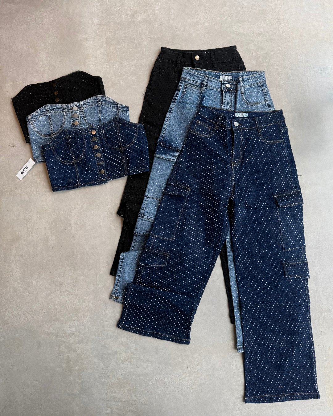 Conjunto Brillo - Bombay