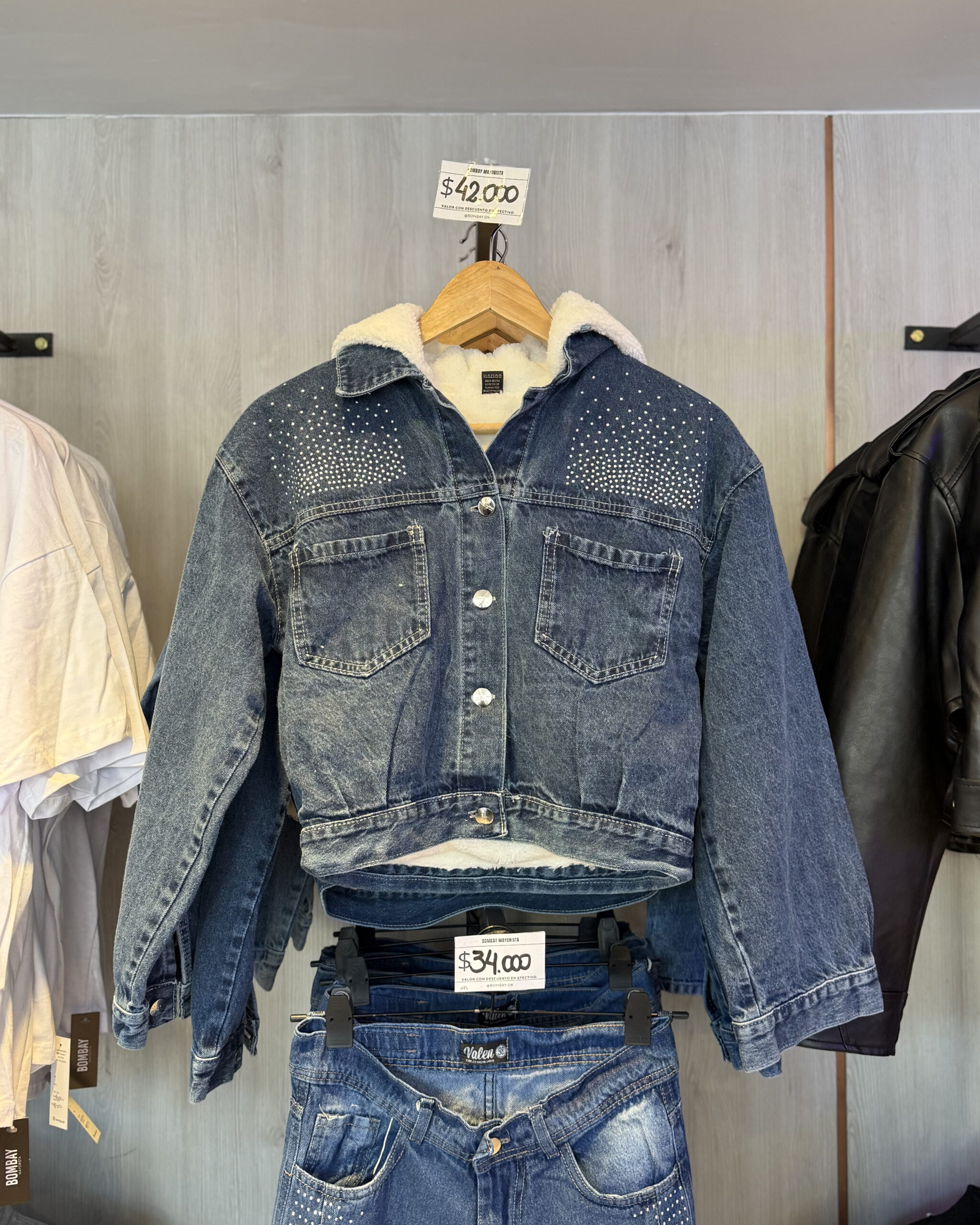 Campera Jean Corderito - Bombay