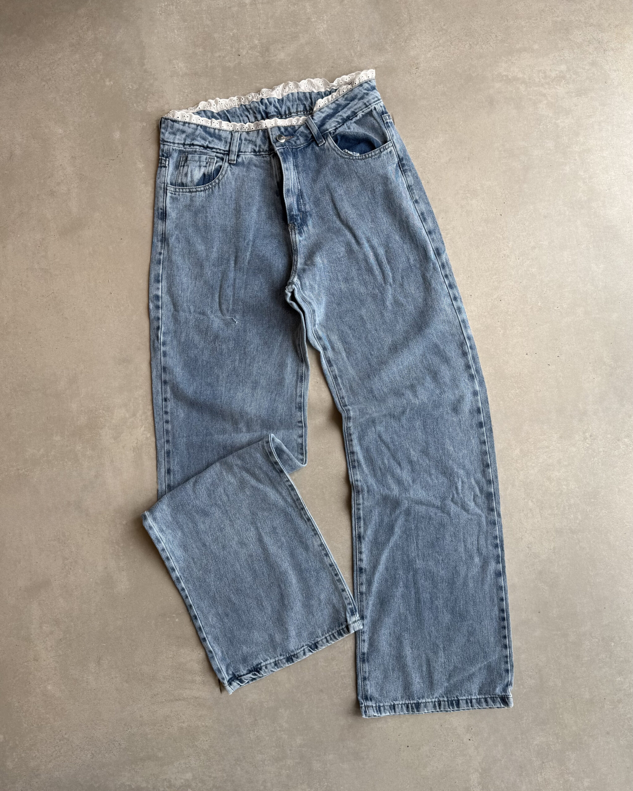 Jeans Cintura Broderi - Bombay