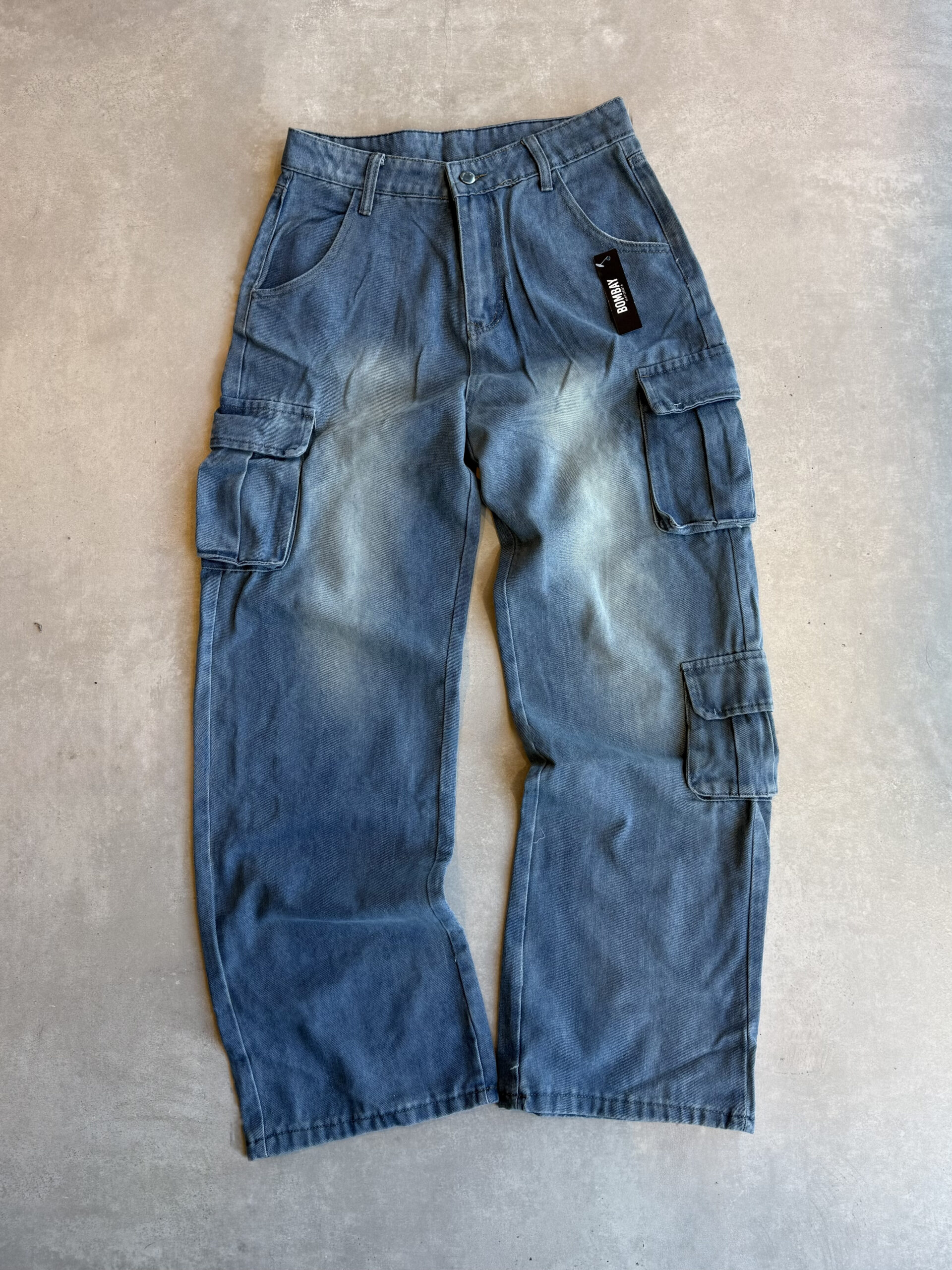 Jeans Cargo Celeste - Bombay