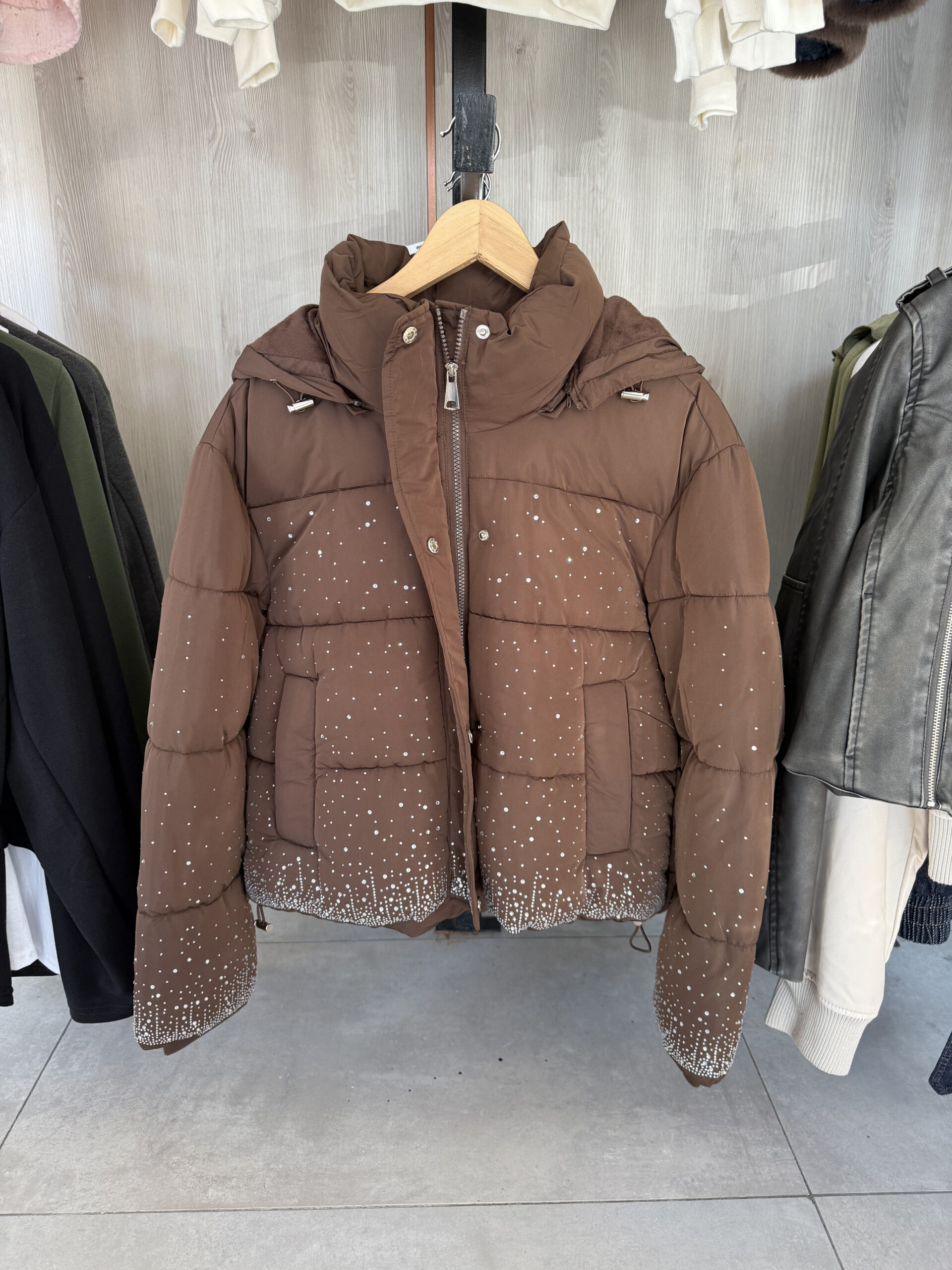 Campera Puffer con Brillo - Bombay