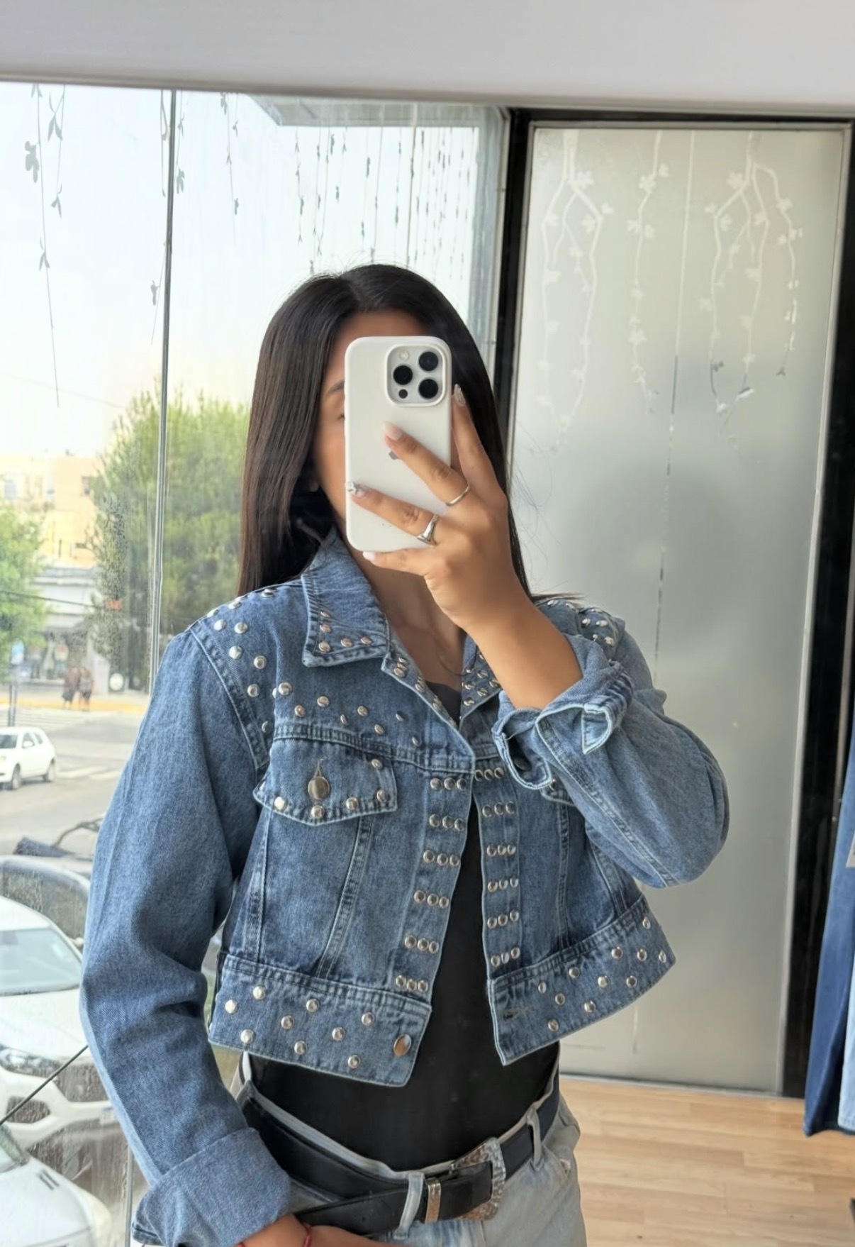 Campera Jeans Tachas - Bombay