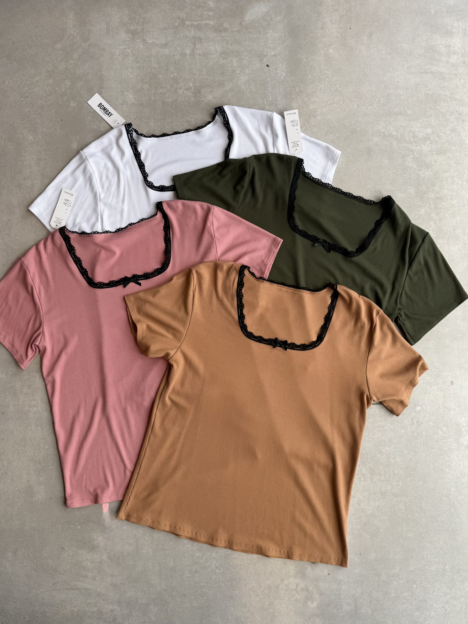 Remera Morley con Puntillas - Bombay