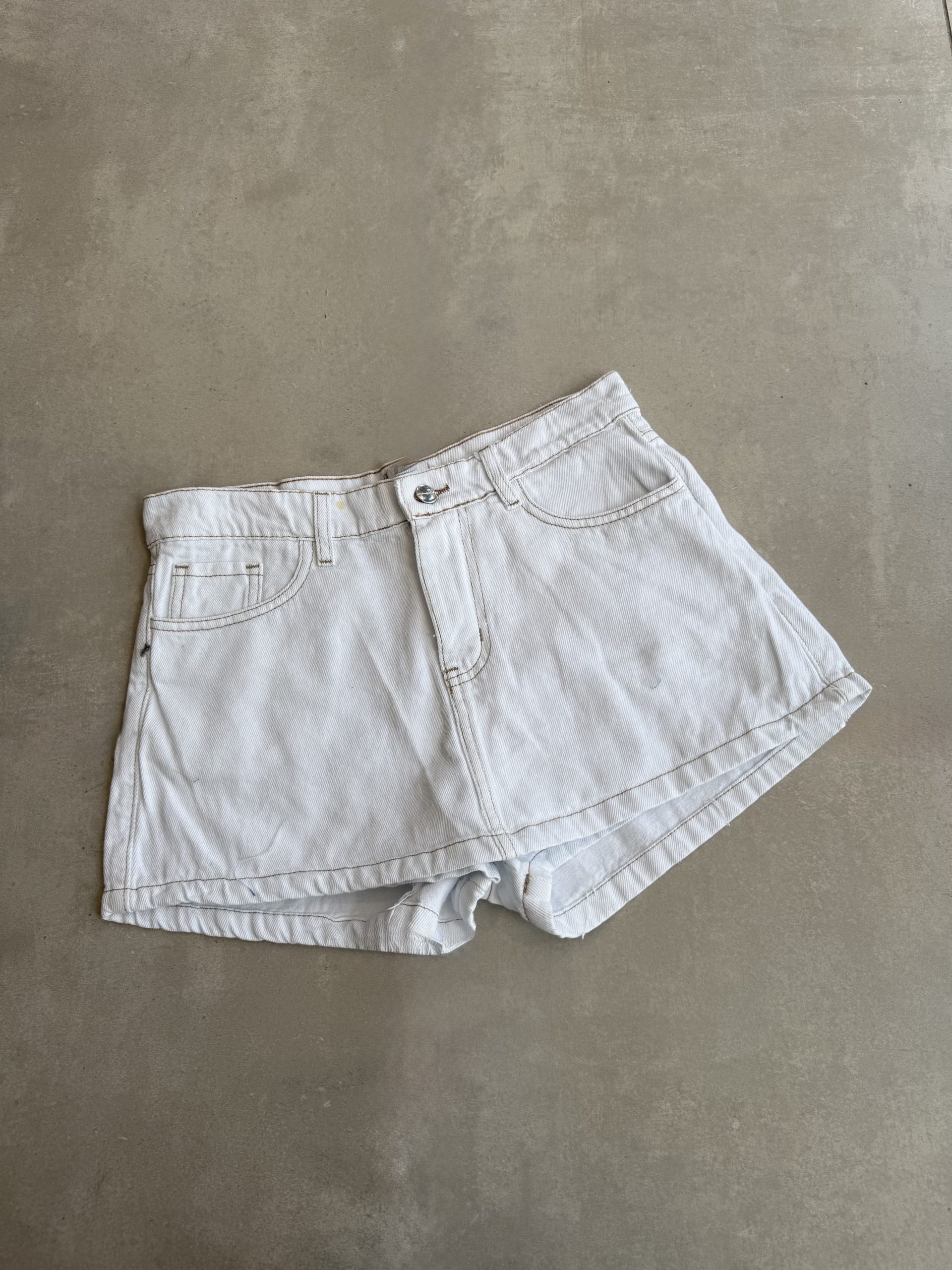 Short Pollera Blanco Bendito